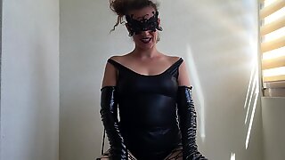 sadism & masochism RolePlay with chains. neat my vulva from his cum. By HotwifeVenus.